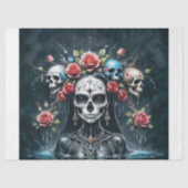 Papier Mousseline Santa Muerte Rising Decoupage (Recto)