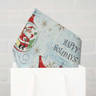 Papier Mousseline Santa's Retro Rotor Sleigh