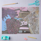 Papier Mousseline Santorini Greece (Artisanat)