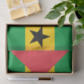 Papier Mousseline Sao Tome and Principe Flag (Cadeau)