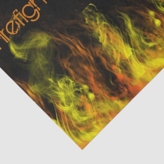 Papier Mousseline Sapeur-pompier (Détail)