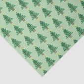 Papier Mousseline Sapin de Noël Art Déco (Détail)
