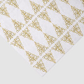 Papier Mousseline Sapin de Noël doré (Détail)