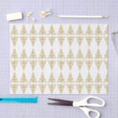 Papier Mousseline Sapin de Noël doré (Artisanat)