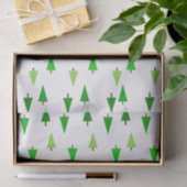 Papier Mousseline Sapins (Cadeau)