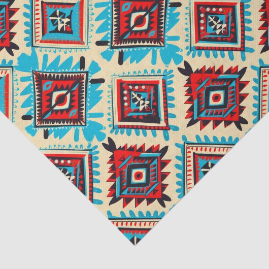 Papier Mousseline Sapphire Aztec Dreams papier découpage (Détail)