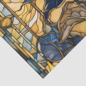 Papier Mousseline Sapphire Bleu N Verre doré Tournesol (Détail)