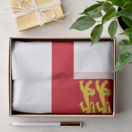 Papier Mousseline Sark Flag (Cadeau)