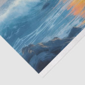 Papier Mousseline Sasquatch Standing on an Ocean Shore (Détail)