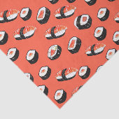 Papier Mousseline Saumon Sushi Rolls (Détail)