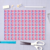 Papier Mousseline Saumure Avec Froincement Rose Et Saupoudrer Sur Le (Artisanat)