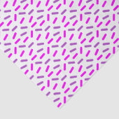 Papier Mousseline Saupoudrer rose et violet Motif Personnalisé (Détail)