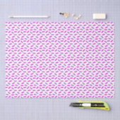 Papier Mousseline Saupoudrer rose et violet Motif Personnalisé (Artisanat)