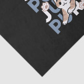 Papier Mousseline Sauter Purr Jump : Conception de chat joueuse avec (Détail)