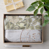 Papier Mousseline Sauvage Carte Rose Postale Songbird French Script (Cadeau)