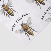 Papier Mousseline Sauvez les abeilles (Détail)