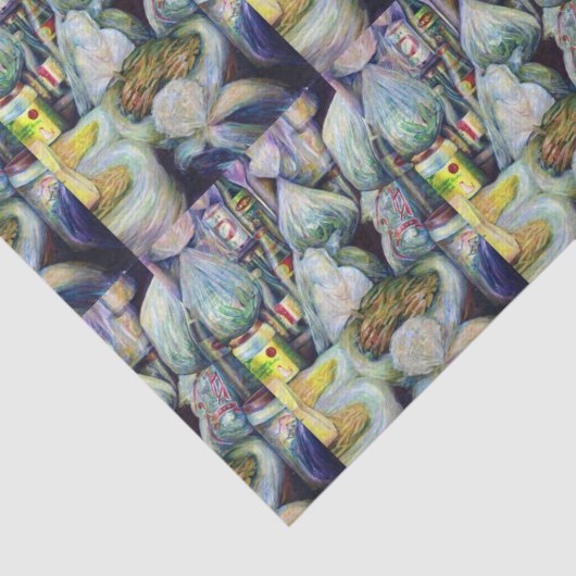 Papier Mousseline Saveurs séchées à Singapour (Détail)