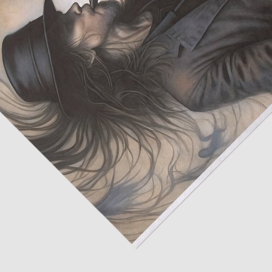 Papier Mousseline Saxophone & Jazz Music Lovers Decoupage (Détail)