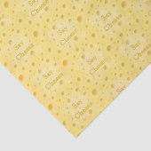 Papier Mousseline "Say Cheese" Fromage suisse Holey Personnalisable (Détail)