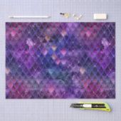 Papier Mousseline Scales de dragon violet (Artisanat)
