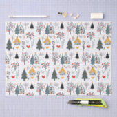 Papier Mousseline Scandinavian Christmas   (Artisanat)