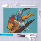 Papier Mousseline "Scarecrow and Cowardly Lion" de John R Neill (Artisanat)