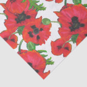 Papier Mousseline Scarlet Oriental Poppies (Détail)