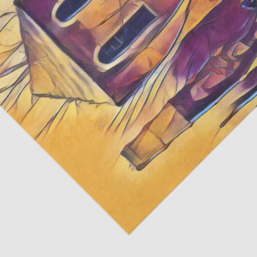 PAPIER MOUSSELINE SCARY SPOOKY (Détail)