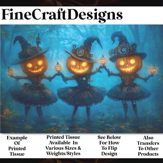 Papier Mousseline Scary Steampunk Tutu Filles Citrouilles AB9 Découp