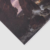 Papier Mousseline Scène côtière de l'église Frederic Edwin (Détail)