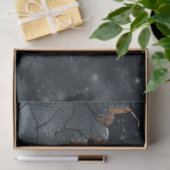 Papier Mousseline Scène de forêt au clair de lune avec sorcière goth (Cadeau)