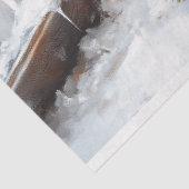 Papier Mousseline Scène de Noël de Noël Gingerbread Découpage (Détail)