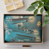 Papier Mousseline Scène de Noël de Snowy (Cadeau)