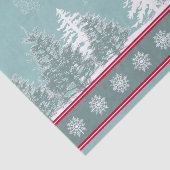 Papier Mousseline Scène hivernale (Détail)