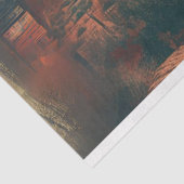 Papier Mousseline Scène Occidentale Étoiles rayures Découpage (Détail)