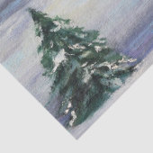 Papier Mousseline Scène Vintage des Cabines d'hiver II (Détail)