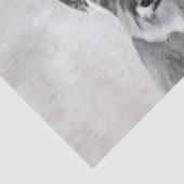 Papier Mousseline Schnauzer (Giant) Peinture - Chien Art (Détail)