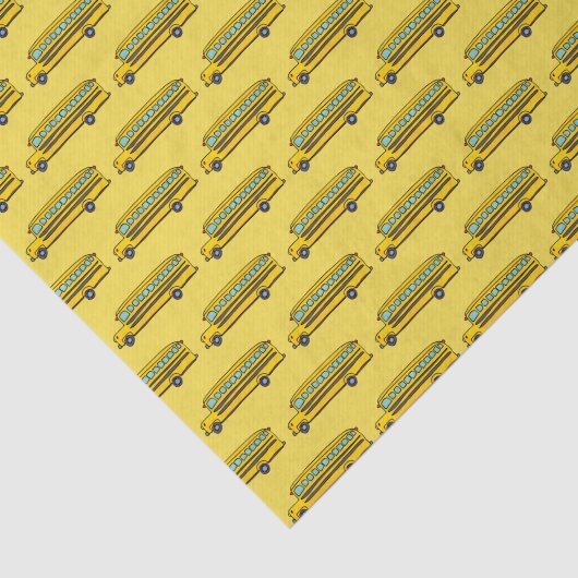 Papier Mousseline School Bus (Détail)