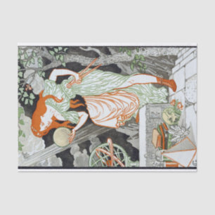 Papier Mousseline Science féminine par Eugene Grasset 