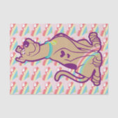 Papier Mousseline Scooby-Doo arc-en-ciel (Recto)