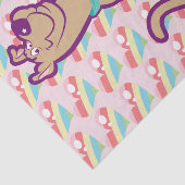 Papier Mousseline Scooby-Doo arc-en-ciel (Détail)