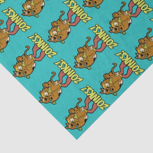 Papier Mousseline Scooby-Doo et Shaggy Zoinks! (Détail)