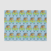 Papier Mousseline Scooby-Doo & Gang Mystery Machine (Recto)