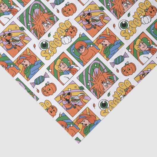 Papier Mousseline Scooby-Doo Halloween Photos Pattern (Détail)