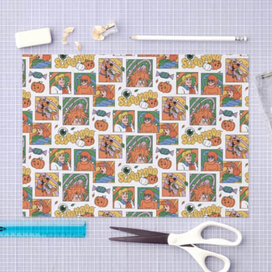 Papier Mousseline Scooby-Doo Halloween Photos Pattern (Artisanat)