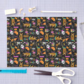 Papier Mousseline Scooby-Doo | Halloween Scooby-Doo Motif (Artisanat)