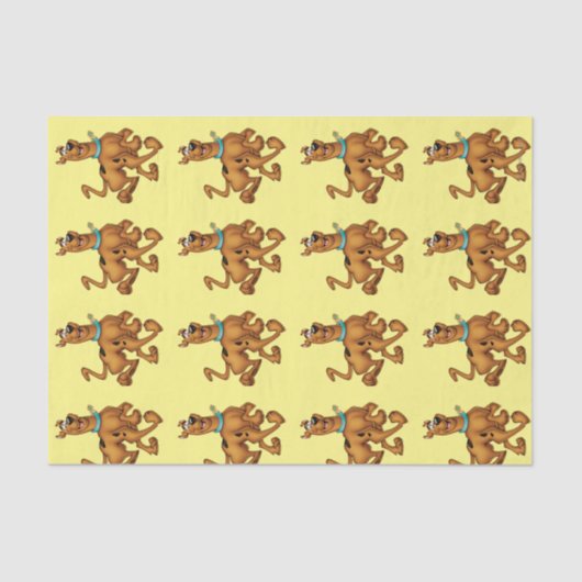 Papier Mousseline Scooby-Doo Joyeuse Marche (Recto)