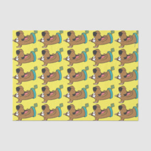 Papier Mousseline Scooby-Doo Joyeux Visage