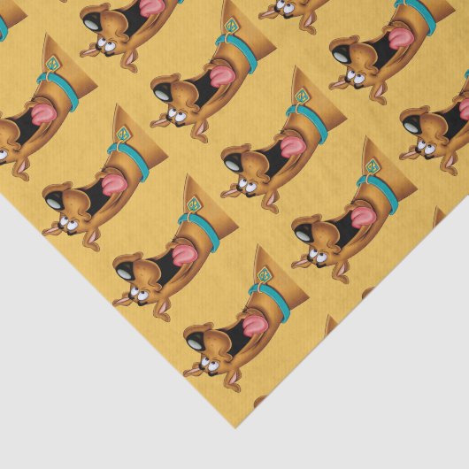 Papier Mousseline Scooby Doo Visage Excité (Détail)