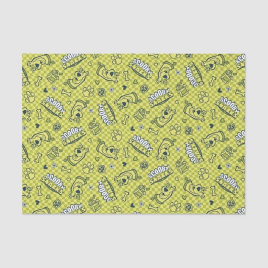 Papier Mousseline Scooby Snacks Galore Checker Motif (Recto)